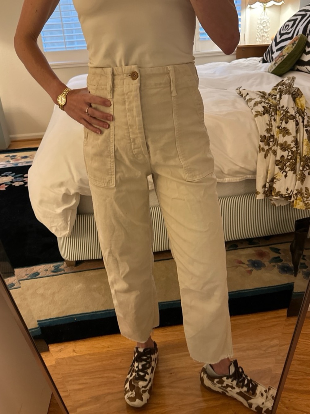 Mother Cream Pants